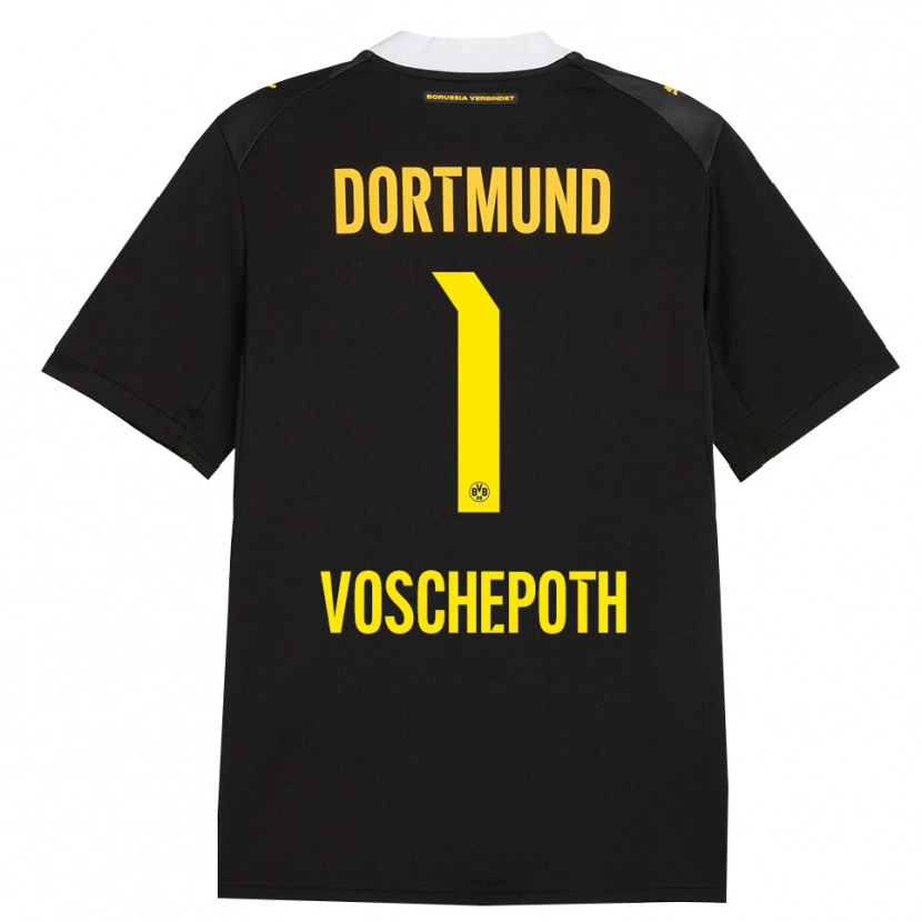 Danxen Uomo Maglia Jan Voschepoth #1 Rosso Giallo Nero Kit Gara Away 2026/27 Maglietta
