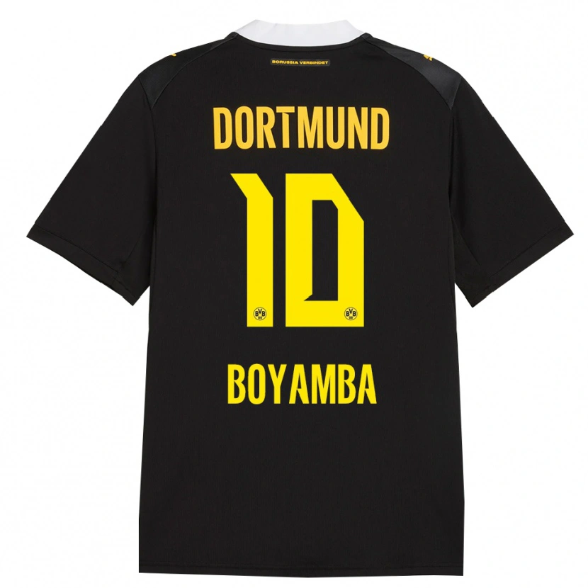 Danxen Uomo Maglia Joseph Boyamba #10 Rosso Giallo Nero Kit Gara Away 2026/27 Maglietta
