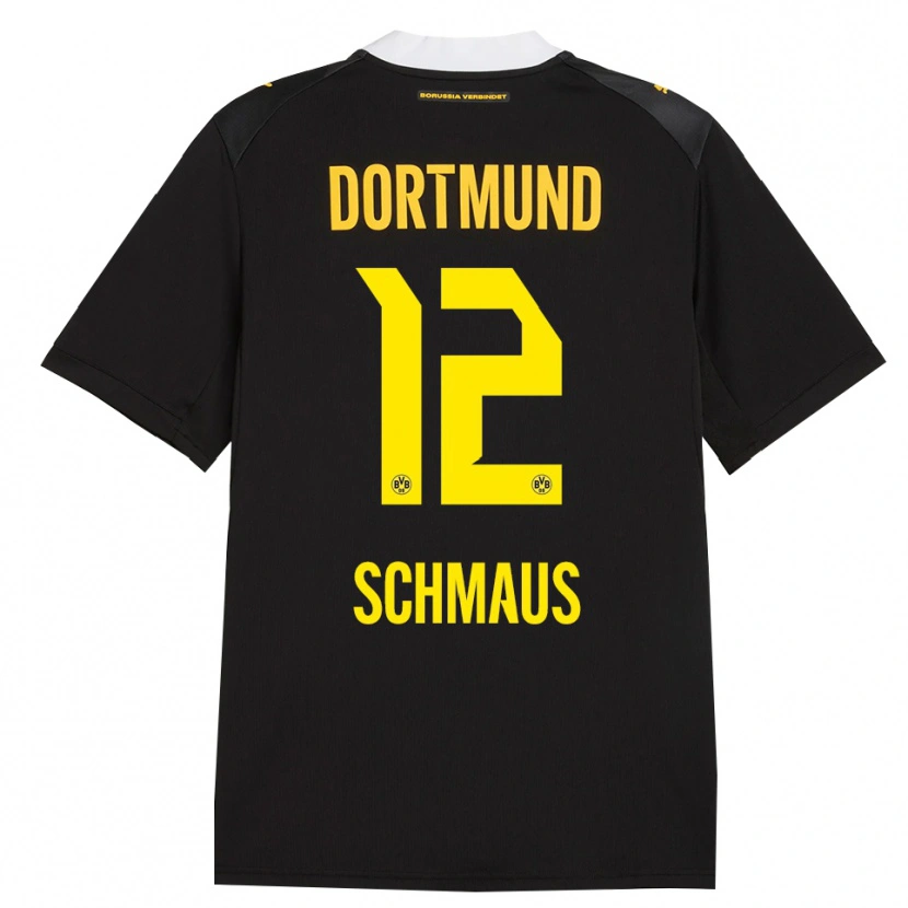 Danxen Uomo Maglia Massimiliano Schmaus #12 Rosso Giallo Nero Kit Gara Away 2026/27 Maglietta