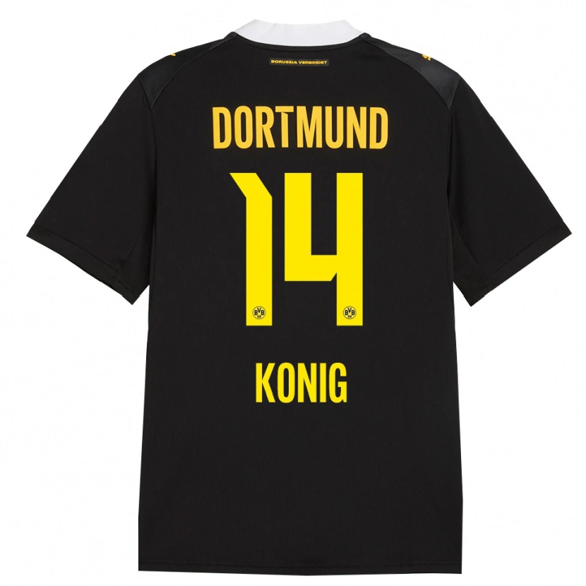 Danxen Uomo Maglia Raul Konig #14 Rosso Giallo Nero Kit Gara Away 2026/27 Maglietta
