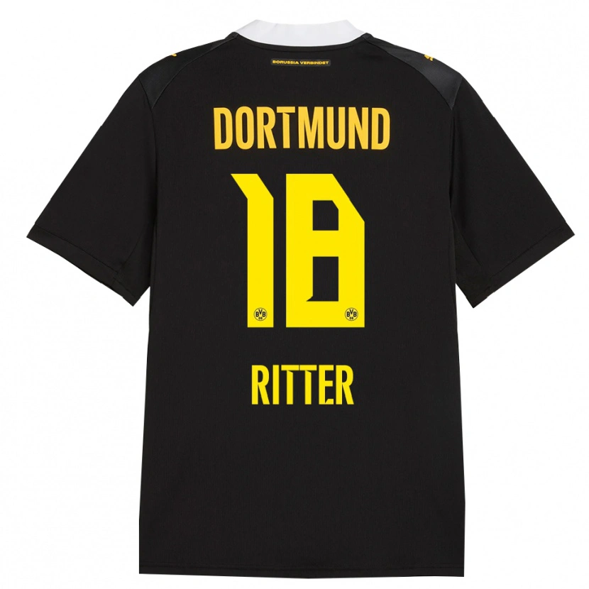 Danxen Uomo Maglia Roméo Ritter #18 Rosso Giallo Nero Kit Gara Away 2026/27 Maglietta