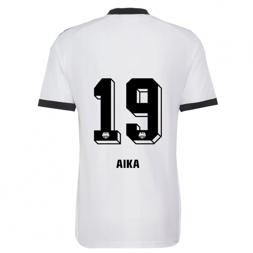 Danxen Uomo Maglia Israel Aika #19 Bianco Nero Kit Gara Away 2026/27 Maglietta