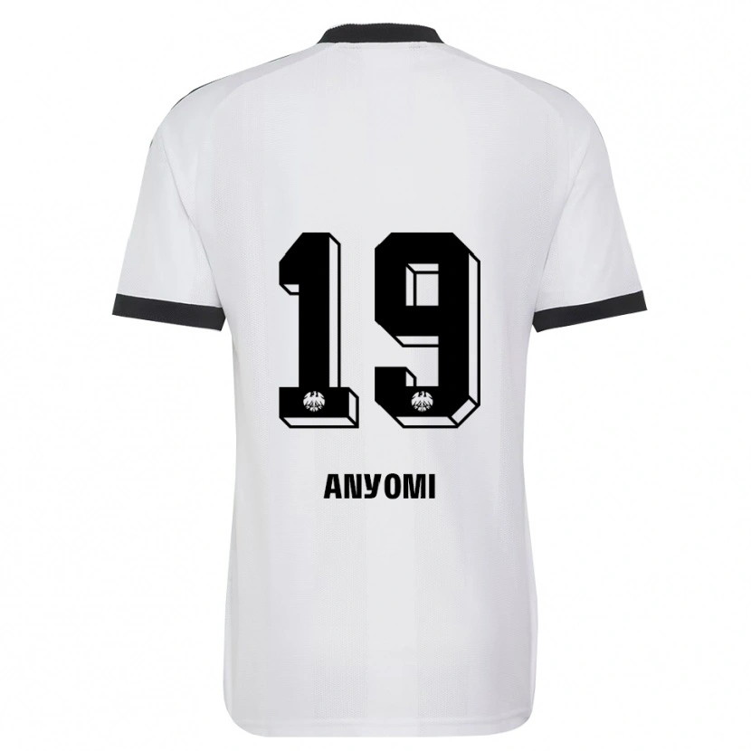 Danxen Uomo Maglia Nicole Anyomi #19 Bianco Nero Kit Gara Away 2026/27 Maglietta