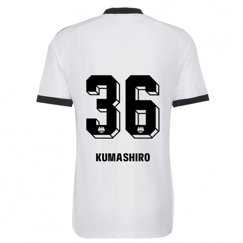 Danxen Uomo Maglia Keito Kumashiro #36 Bianco Nero Kit Gara Away 2026/27 Maglietta