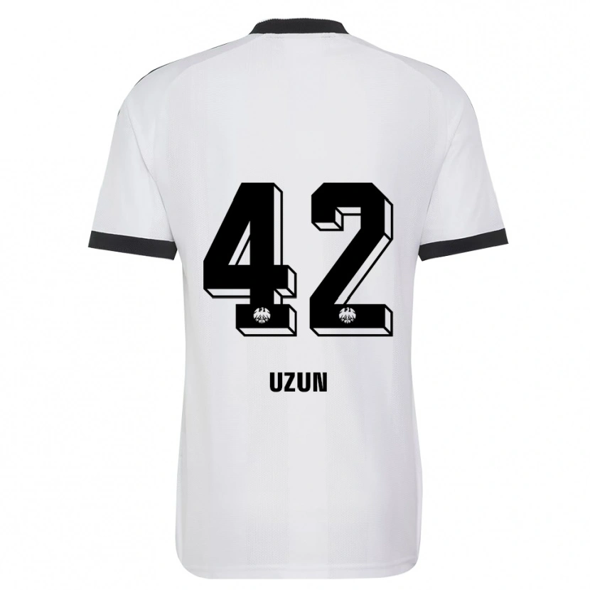 Danxen Uomo Maglia Can Uzun #42 Bianco Nero Kit Gara Away 2026/27 Maglietta