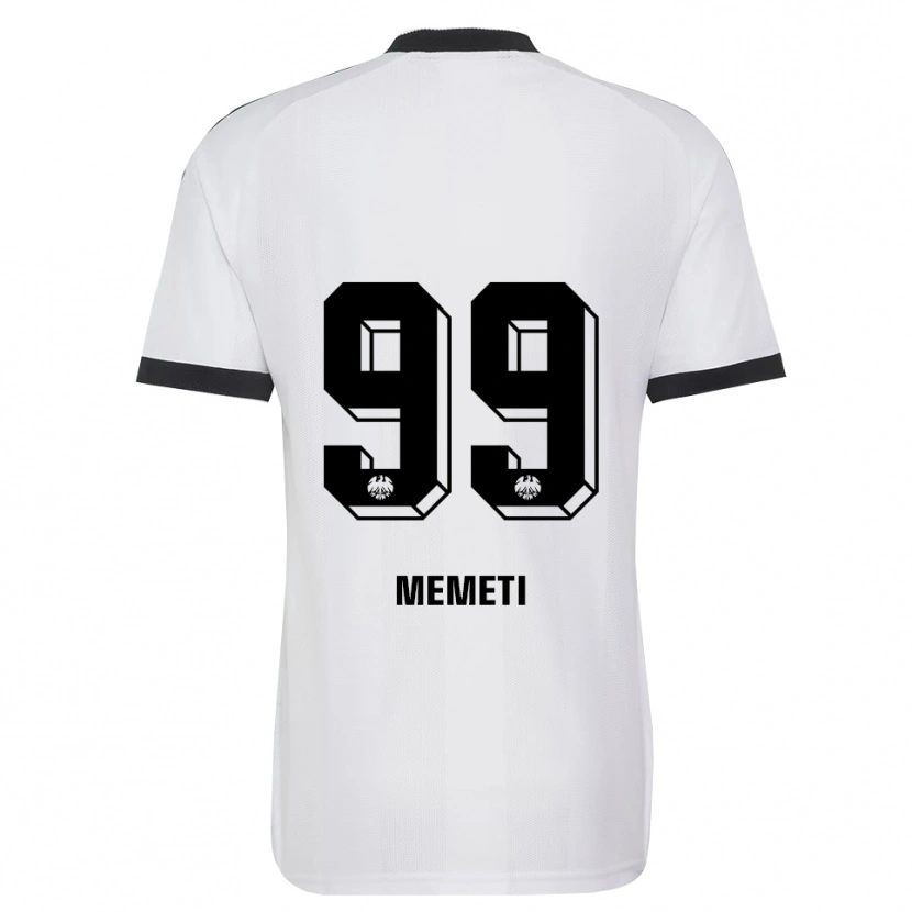 Danxen Uomo Maglia Ereleta Memeti #99 Bianco Nero Kit Gara Away 2026/27 Maglietta