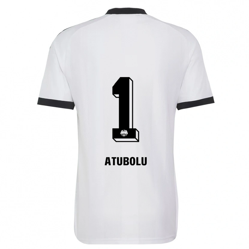 Danxen Uomo Maglia Noah Atubolu #1 Bianco Nero Kit Gara Away 2026/27 Maglietta