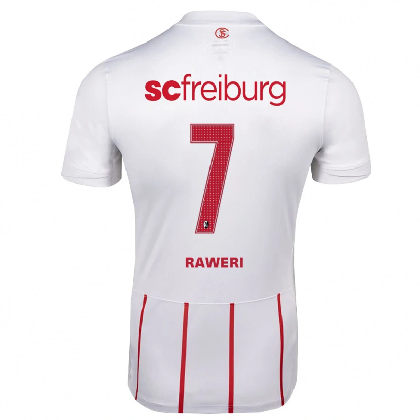 Danxen Uomo Maglia Krish Raweri #7 Bianco Rosso Giallo Kit Gara Away 2026/27 Maglietta