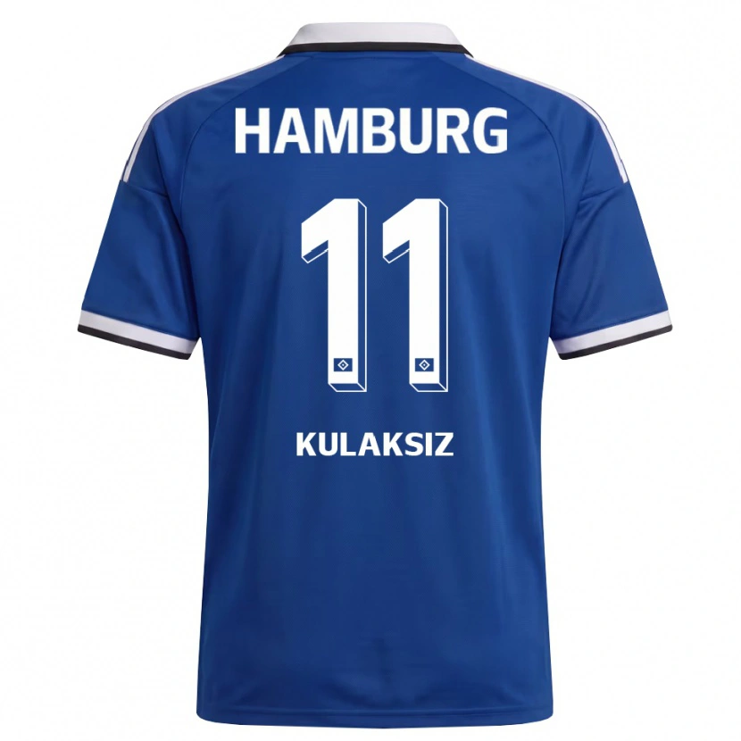 Danxen Uomo Maglia Onurhan Kulaksız #11 Bianco Blu Kit Gara Away 2026/27 Maglietta
