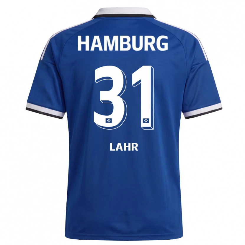 Danxen Uomo Maglia Jobina Lahr #31 Bianco Blu Kit Gara Away 2026/27 Maglietta