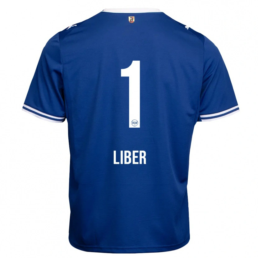Danxen Uomo Maglia Janina Liber #1 Blu Reale Bianco Kit Gara Away 2026/27 Maglietta