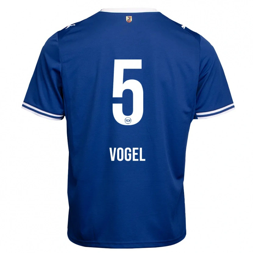 Danxen Uomo Maglia Maximilian Vogel #5 Blu Reale Bianco Kit Gara Away 2026/27 Maglietta