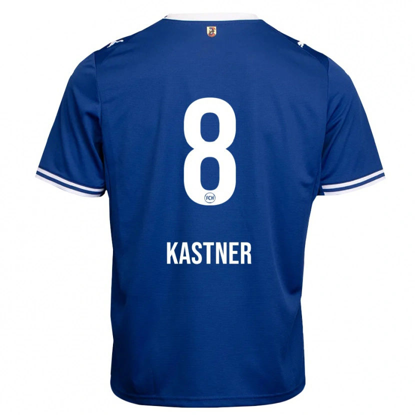 Danxen Uomo Maglia Mara Kastner #8 Blu Reale Bianco Kit Gara Away 2026/27 Maglietta