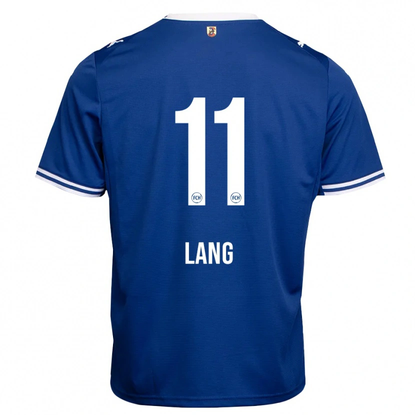 Danxen Uomo Maglia Jarne Lang #11 Blu Reale Bianco Kit Gara Away 2026/27 Maglietta
