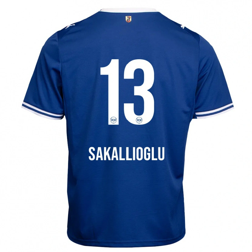 Danxen Uomo Maglia Nisa Sakallioglu #13 Blu Reale Bianco Kit Gara Away 2026/27 Maglietta