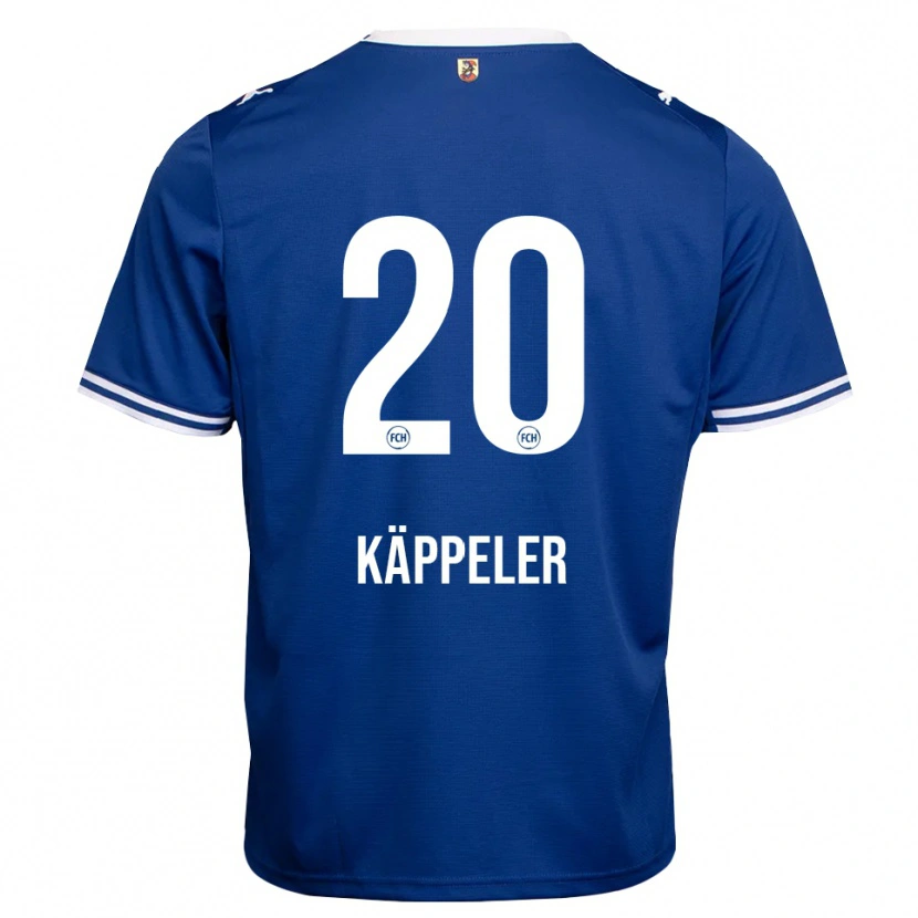 Danxen Uomo Maglia Lina Käppeler #20 Blu Reale Bianco Kit Gara Away 2026/27 Maglietta