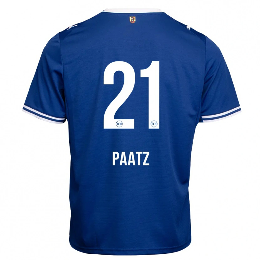 Danxen Uomo Maglia Roque Paatz #21 Blu Reale Bianco Kit Gara Away 2026/27 Maglietta