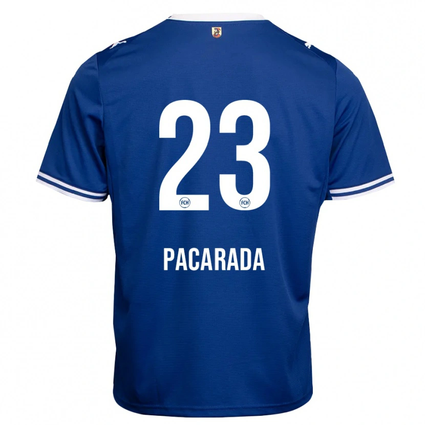 Danxen Uomo Maglia Leart Paçarada #23 Blu Reale Bianco Kit Gara Away 2026/27 Maglietta