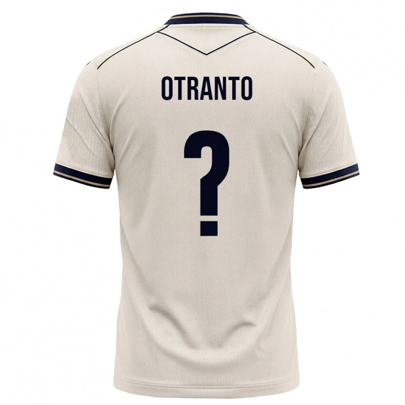 Danxen Uomo Maglia Clemente Otranto #0 Bianco Avorio Blu Inchiostro Kit Gara Away 2026/27 Maglietta