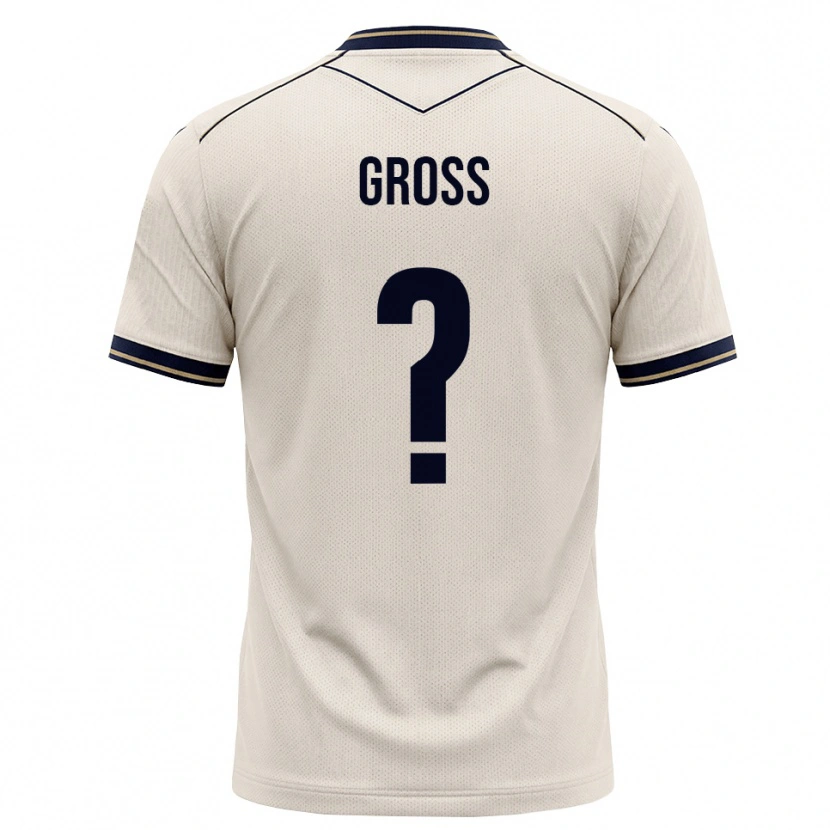 Danxen Uomo Maglia Elia Groß #0 Bianco Avorio Blu Inchiostro Kit Gara Away 2026/27 Maglietta