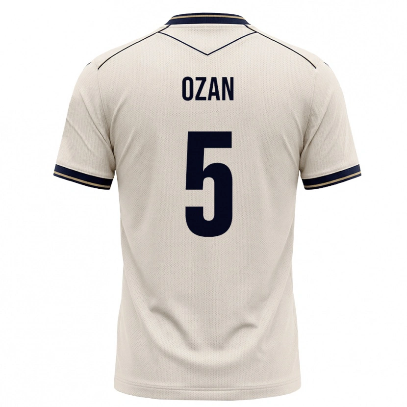 Danxen Uomo Maglia Ozan Kabak #5 Bianco Avorio Blu Inchiostro Kit Gara Away 2026/27 Maglietta
