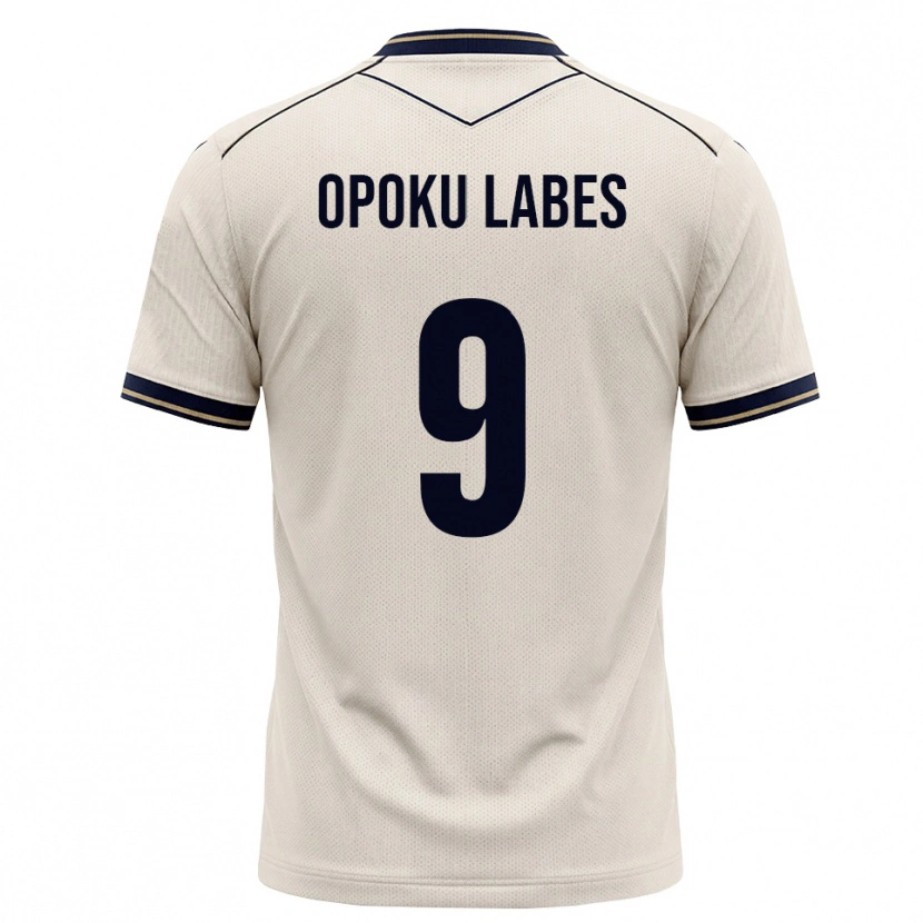 Danxen Uomo Maglia Ben Opoku Labes #9 Bianco Avorio Blu Inchiostro Kit Gara Away 2026/27 Maglietta
