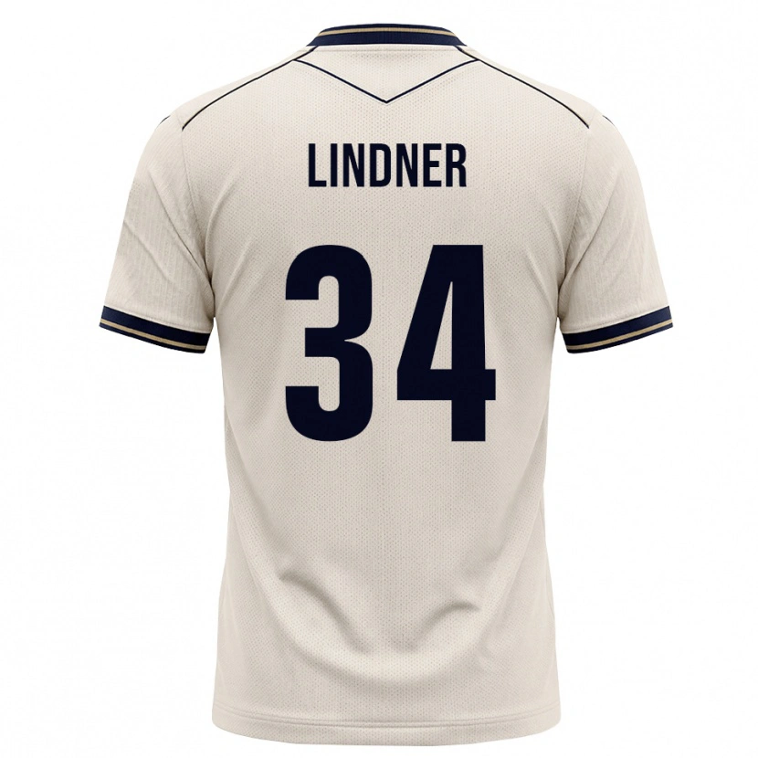 Danxen Uomo Maglia Sophie Lindner #34 Bianco Avorio Blu Inchiostro Kit Gara Away 2026/27 Maglietta