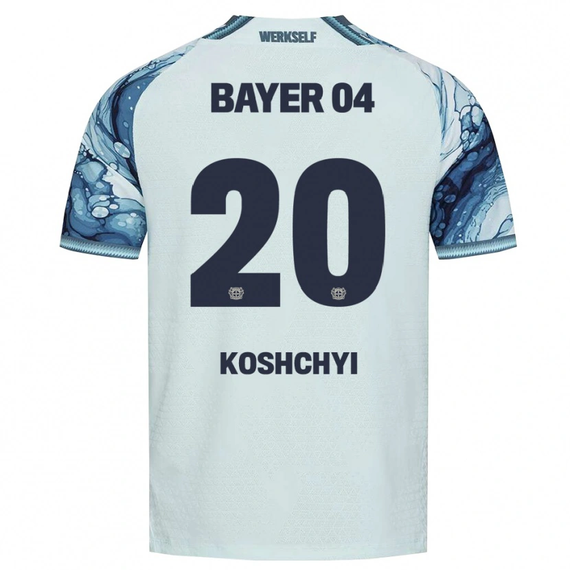 Danxen Uomo Maglia Yegor Koshchyi #20 Verde Scuro Nero Kit Gara Away 2026/27 Maglietta