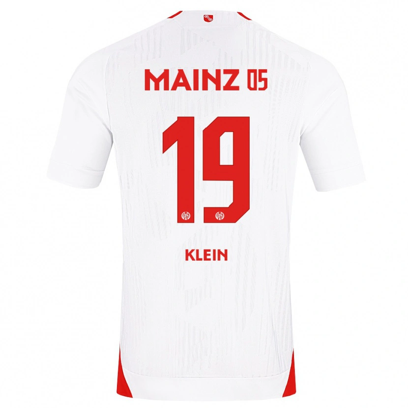 Danxen Uomo Maglia Yannis Klein #19 Bianco Rosso Giallo Kit Gara Away 2026/27 Maglietta