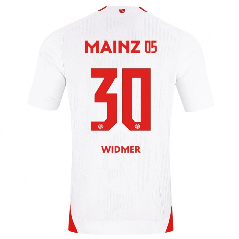 Danxen Uomo Maglia Silvan Widmer #30 Bianco Rosso Giallo Kit Gara Away 2026/27 Maglietta