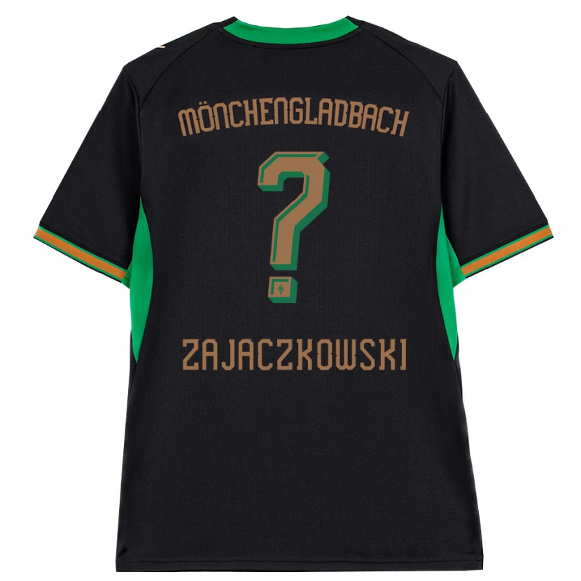 Danxen Uomo Maglia Vincent Zajaczkowski #0 Nero Arancione Verde Marrone Kit Gara Away 2026/27 Maglietta