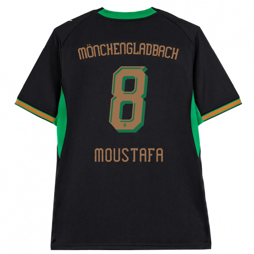 Danxen Uomo Maglia Moustafa Ashraf Moustafa #8 Nero Arancione Verde Marrone Kit Gara Away 2026/27 Maglietta