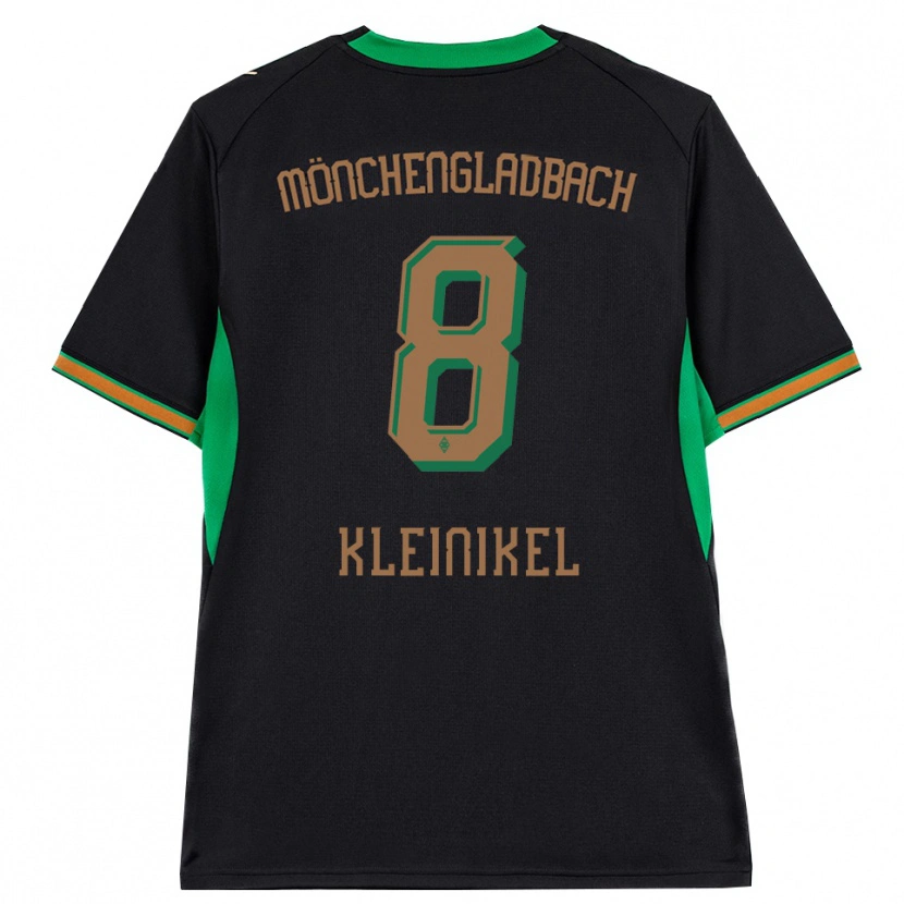 Danxen Uomo Maglia Nadja Kleinikel #8 Nero Arancione Verde Marrone Kit Gara Away 2026/27 Maglietta
