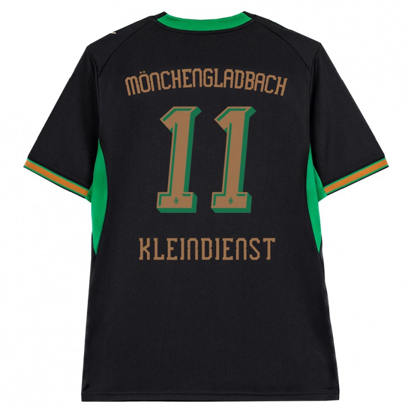 Danxen Uomo Maglia Tim Kleindienst #11 Nero Arancione Verde Marrone Kit Gara Away 2026/27 Maglietta