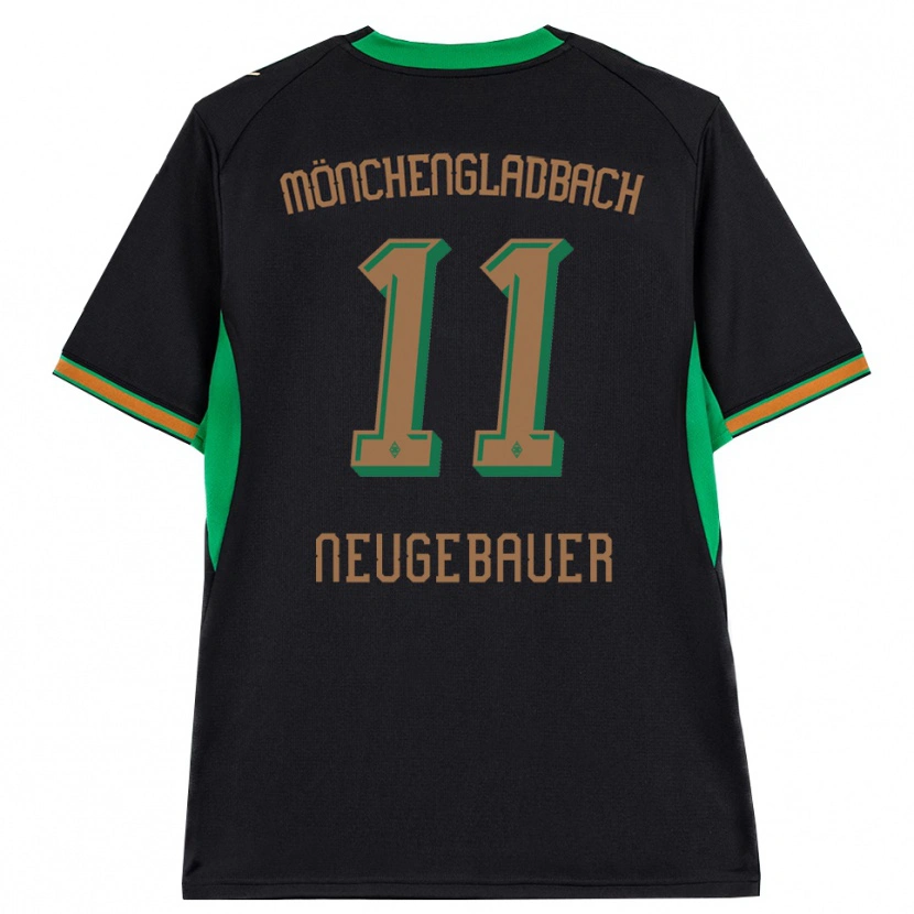 Danxen Uomo Maglia Simon Neugebauer #11 Nero Arancione Verde Marrone Kit Gara Away 2026/27 Maglietta