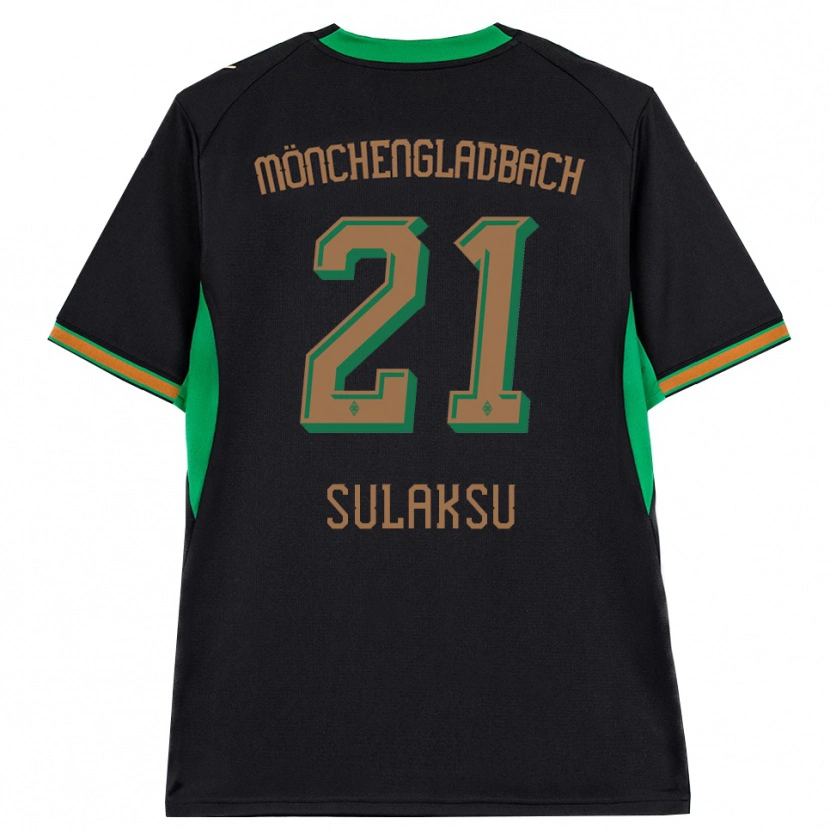 Danxen Uomo Maglia Ozan Sulaksu #21 Nero Arancione Verde Marrone Kit Gara Away 2026/27 Maglietta