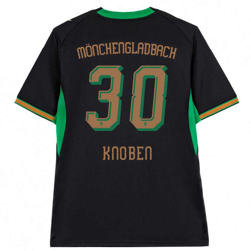 Danxen Uomo Maglia Florian Knoben #30 Nero Arancione Verde Marrone Kit Gara Away 2026/27 Maglietta