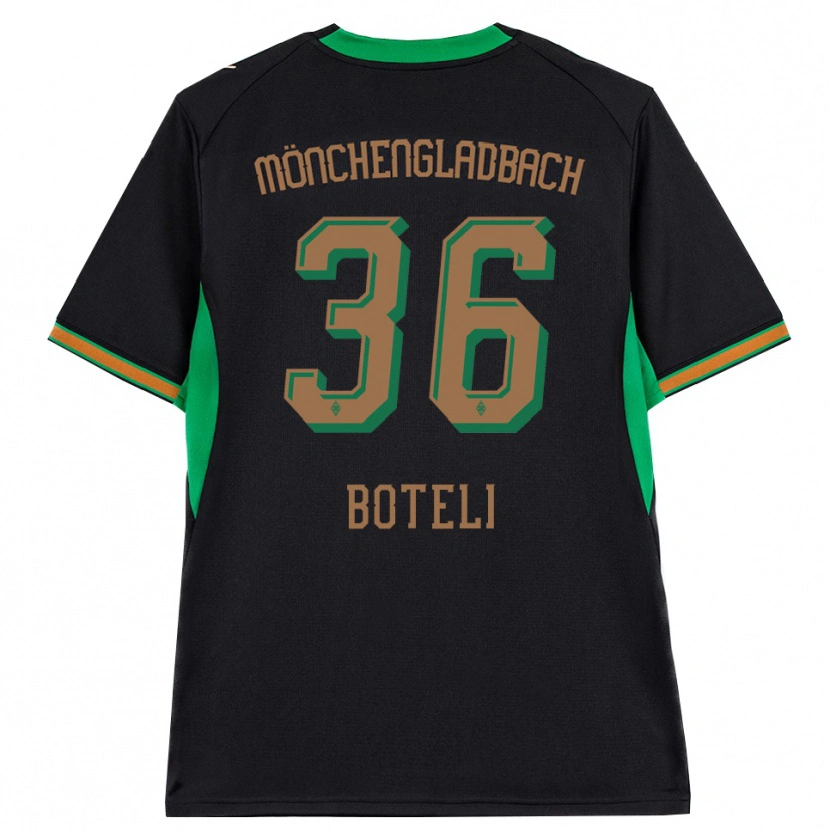 Danxen Uomo Maglia Winsley Boteli #36 Nero Arancione Verde Marrone Kit Gara Away 2026/27 Maglietta