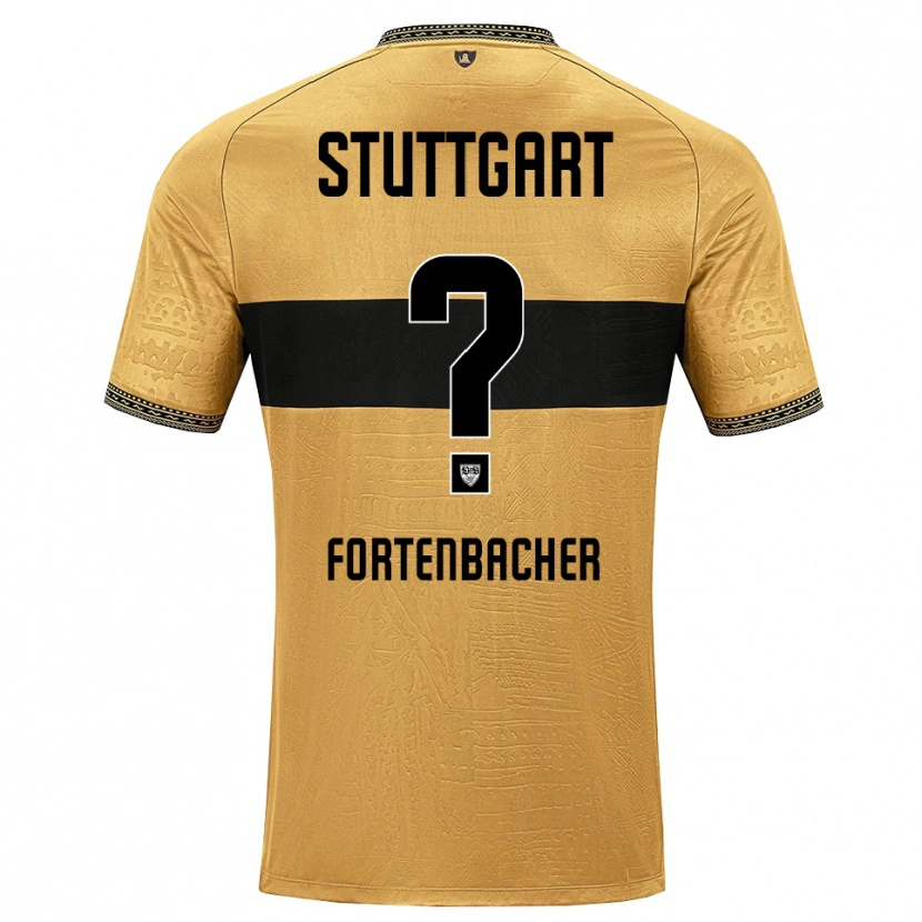 Danxen Uomo Maglia Jannik Fortenbacher #0 Marrone Nero Bianco Kit Gara Away 2026/27 Maglietta