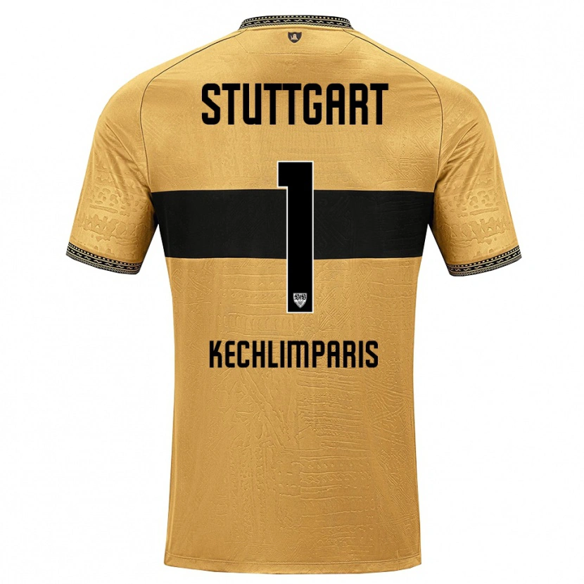 Danxen Uomo Maglia Ioannis Kechlimparis #1 Marrone Nero Bianco Kit Gara Away 2026/27 Maglietta