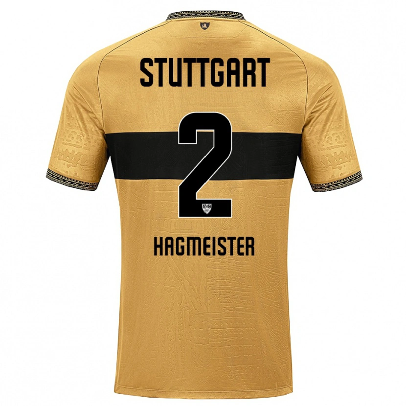Danxen Uomo Maglia Tom Hagmeister #2 Marrone Nero Bianco Kit Gara Away 2026/27 Maglietta