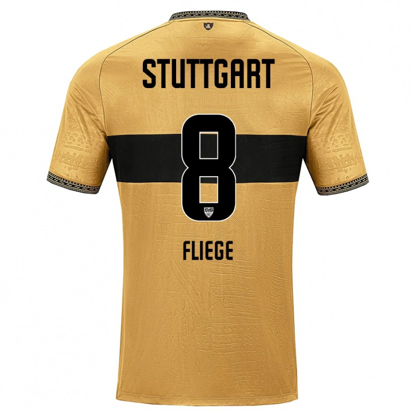 Danxen Uomo Maglia Anna Fliege #8 Marrone Nero Bianco Kit Gara Away 2026/27 Maglietta