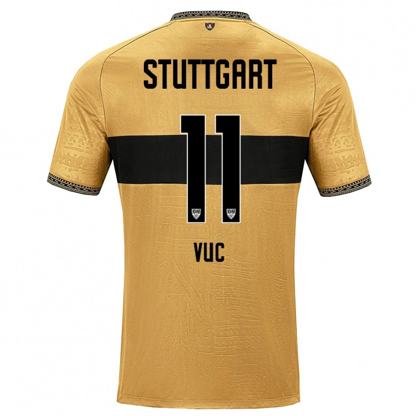 Danxen Uomo Maglia Patrick Vuc #11 Marrone Nero Bianco Kit Gara Away 2026/27 Maglietta