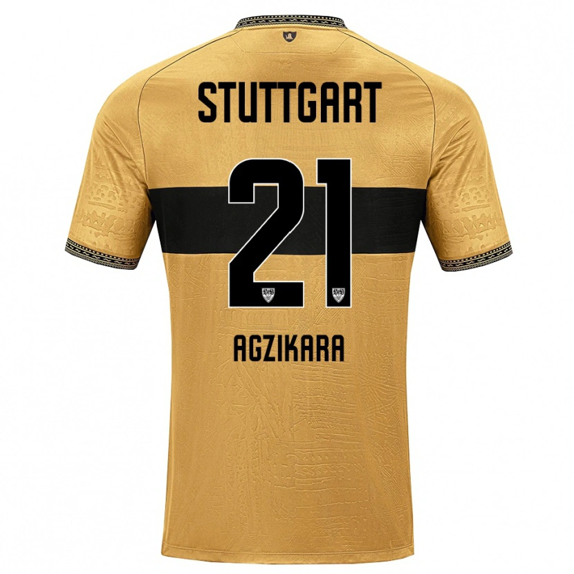 Danxen Uomo Maglia Emirhan Ağzıkara #21 Marrone Nero Bianco Kit Gara Away 2026/27 Maglietta