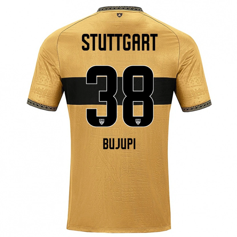 Danxen Uomo Maglia Eliot Bujupi #38 Marrone Nero Bianco Kit Gara Away 2026/27 Maglietta