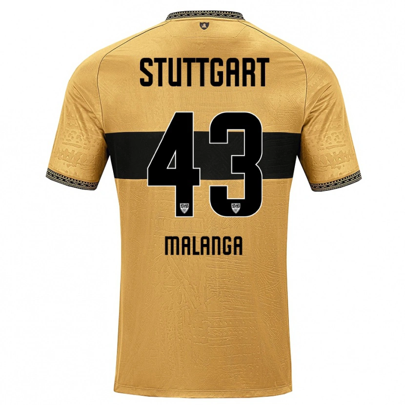 Danxen Uomo Maglia Jarzinho Malanga #43 Marrone Nero Bianco Kit Gara Away 2026/27 Maglietta