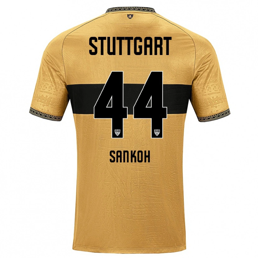 Danxen Uomo Maglia Mohamed Sankoh #44 Marrone Nero Bianco Kit Gara Away 2026/27 Maglietta