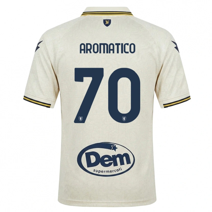 Danxen Uomo Maglia Raul Aromatico #70 Oldlace Giallo Nero Kit Gara Away 2026/27 Maglietta
