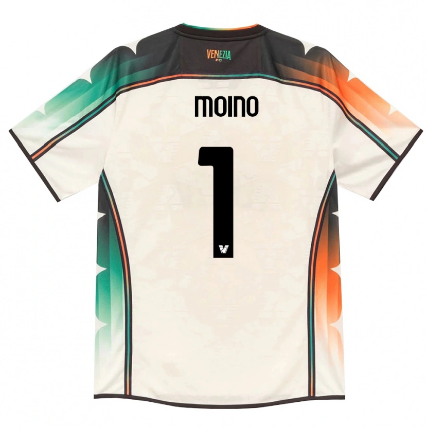 Danxen Uomo Maglia Thomas Moino #1 Oldlace Arancio Verde Kit Gara Away 2026/27 Maglietta