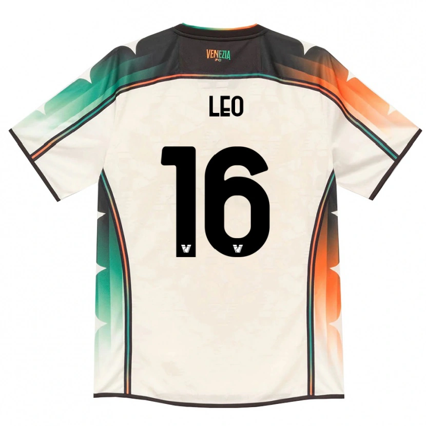 Danxen Uomo Maglia Andrea Leo #16 Oldlace Arancio Verde Kit Gara Away 2026/27 Maglietta